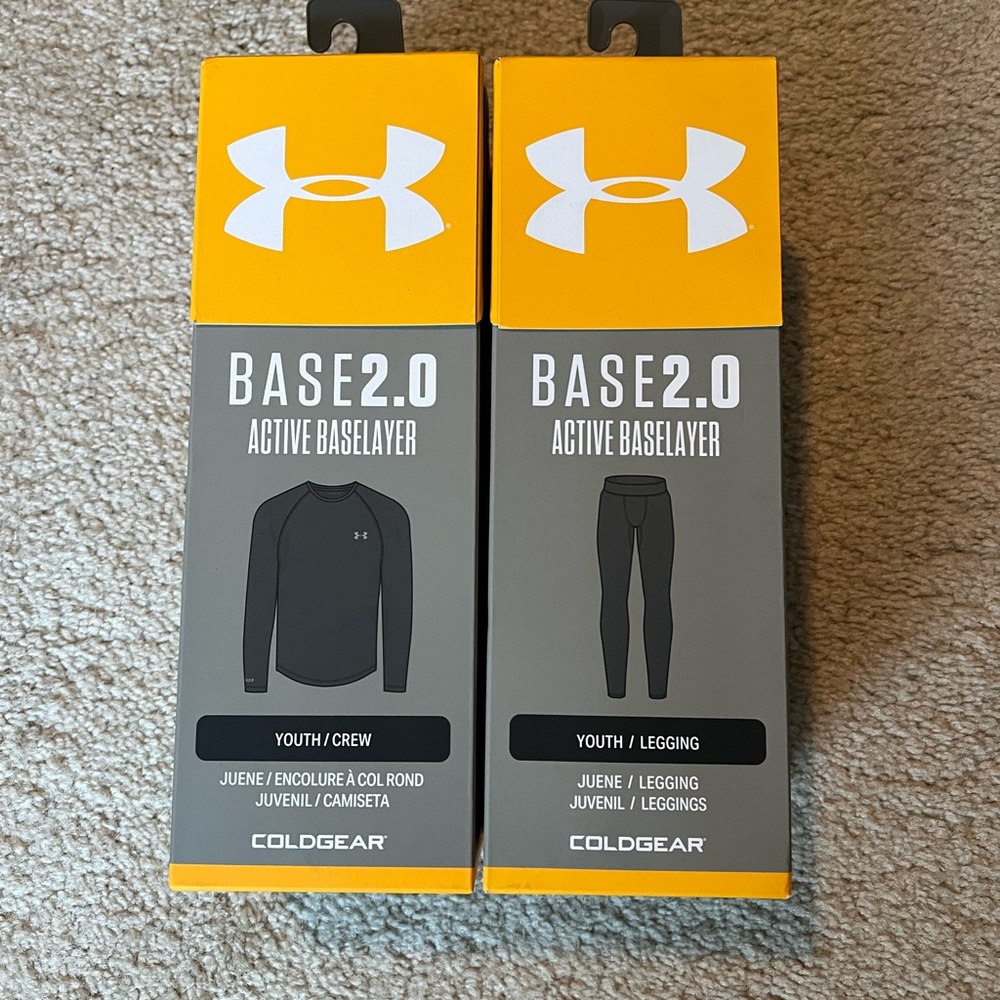 NEW in box!!!  youth Under Armour Base Layer 2.0